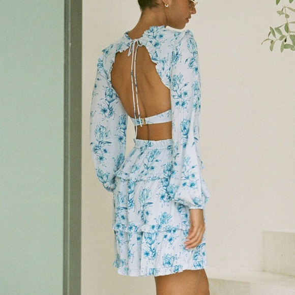 Sabo Skirt Backless Cleo Dress - Winter Tulip - Picture 6 of 9